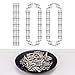 100PCS Shelf Pins, VAKOGAL Shelf Holder Support Pins 5mm/0.2inch, Made from Nickel-Plated Metal Material, Shelf Pegs are Anti-Corrosion, Sturdy and Durable, for Furniture Shelves Bracket