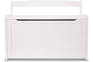 Melissa & Doug Toy Chest, Wooden Toy Storage Box with Safety-Hinged Lid, Kids Toys Storage Organizer for Playroom, Bedroom, & Montessori Classroom Furniture for Boys & Girls Ages 3+