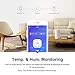 Sonoff Remote Home Temperature and Humidity Monitoring WiFi Smart Switch for Home Automation System,Compatible with Alexa&Google Assistant (Sonoff TH10)