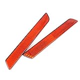1 Pair RED Reflector w/ 3M Adhesive Tape 1994-2013 Harley Davidson Touring Models Hard Saddlebags