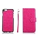 Joopapa iPhone 6 Plus Case, Luxury Fashion Pu Leather Magnet Wallet Credit Card Holder Flip Case Cover with Built-in 9 Card Slots for iPhone 6 Plus 5.5