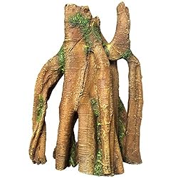 SLOCME Aquarium Resin Tree Trunk Ornament - Fish