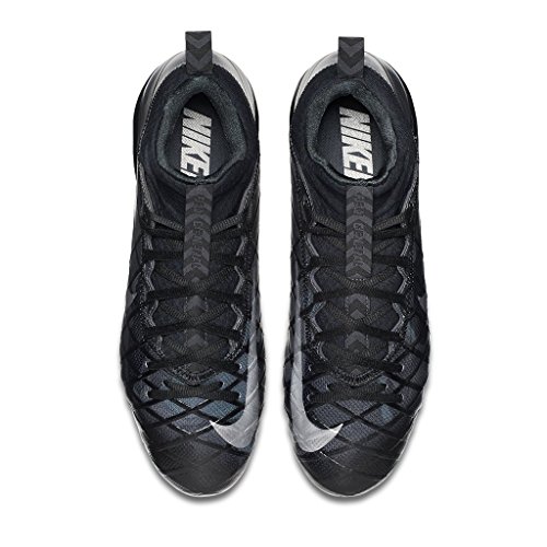 Nike Men's Alpha Field General Elite Camo Football Cleat (12.5 D(M) US, Black/Grey/Silver)