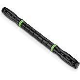 iGreely Premium Muscle Roller The Ultimate Massage Roller Stick 17 Inches Recommended by Physical Therapists Promotes Recovery Fast Relief for Cramps Soreness Tight Muscles Black