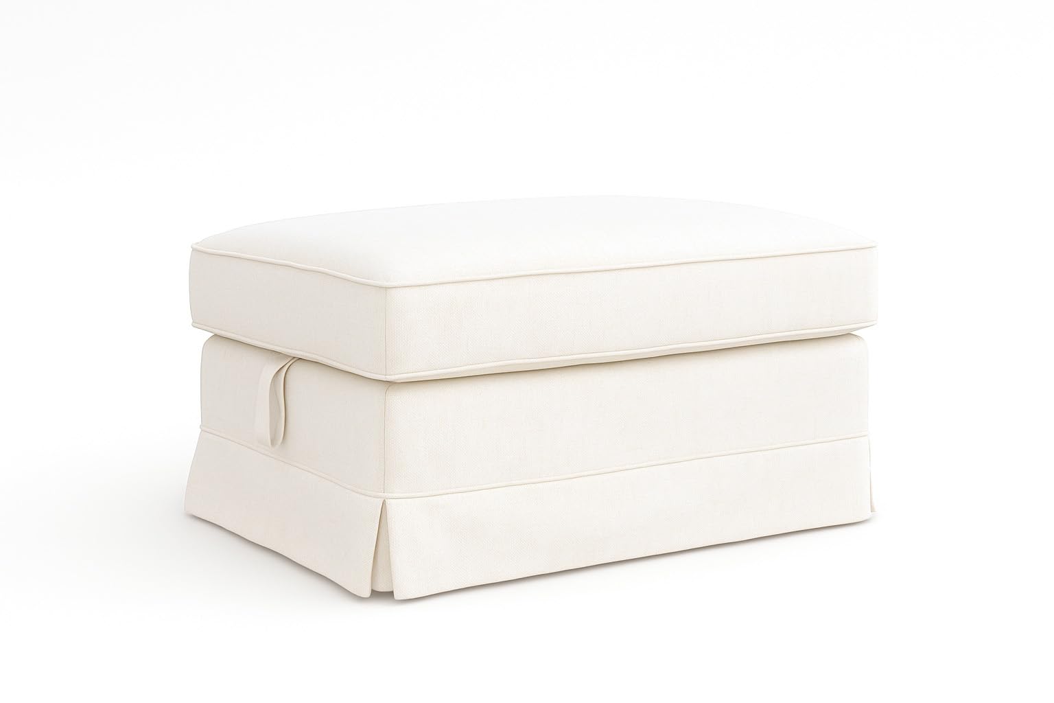 Photo 1 of FMCTL Ektorp Foostool Cover Replacement for IKEA Ektorp Ottoman Cover, Ektorp Sofa Cover, Ektorp Cover Only!(Daily Off White)