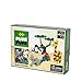 PLUS PLUS - Instructed Play Set - 170 Piece Safari - Construction Building Stem / Steam Toy, Interlocking Mini Puzzle Blocks for Kids
