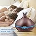 URPOWER 400ml Essential Oil Diffuser Wood Grain Diffuser with Auto Shut-Off, 7 Color Light Aromatherapy Oil Diffuser Humidifier and 4 Timer Settings Humidifiers for Bedroom Officethumb 4