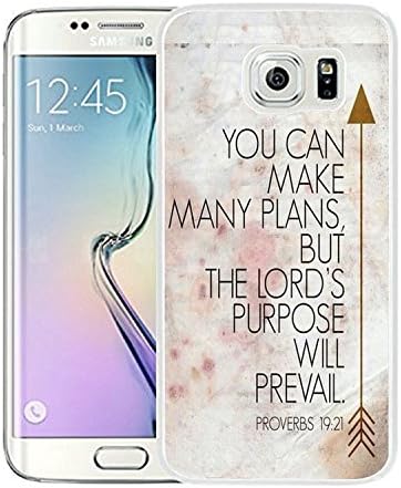 Galaxy S7 Case Samsung Galaxy S7 Case TPU Non-Slip High Definition Printing Quote Proverbs 19:21