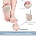 Ball of Foot Cushions & Foot Pads - Sisfung Silicone Metatarsal Sleeves & Self-Sticking Metatarsal Pads for Pain Relief, Support & All-Day Comfort - Reusable & Easy to Clean – 3 Pack