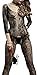 The Victory of Cupid Women's Sexy Fishnet Floral Crotchless Bodysuits Suspender Bodystocking, Black, OS