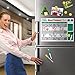 Uniguardian Magnetic Dry Erase Monthly Calendar for Refrigerator, Planned and Organized Life. Ideal White Board Calendar Kitchen Planner Board, Includes 3 Markers and 5 Magnetic Buttons 17x12