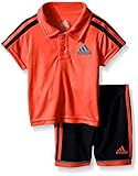 adidas Baby Boys' Pitch Short Set, Solar Red, 24 Months