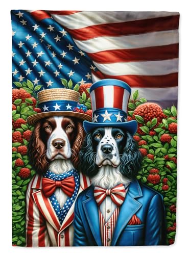 Caroline's Treasures DAC4235CHF All American English Springer Spaniel House Fla…