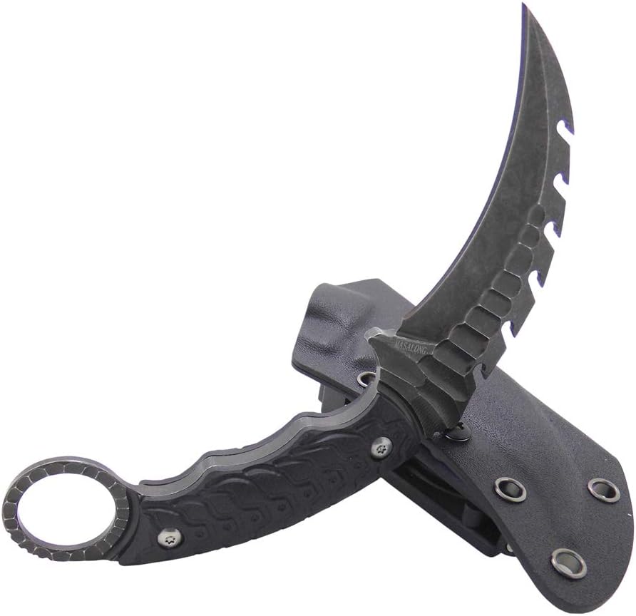 MASALONG Unicorn Black/White Shuangsha Series Claw Knife