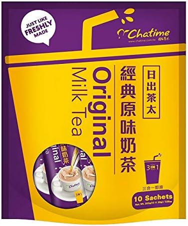 Taiwan Chatime Milk Tea 日出茶太奶茶系列 (Selected Original Milk Tea 經典原味奶茶, 6 Packs)