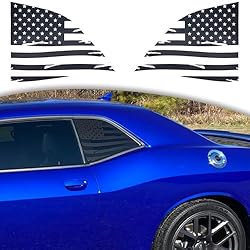 JSCARLIFE American Flag Rear Window Decal for