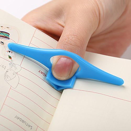 5pcs Thumb Convenient Multifunction Book Holder Bookmark Finger Ring Book Markers for Books Stationery Gift