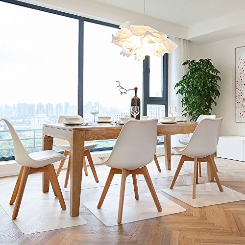 Azadx Home Office Chair Mat 30'' x 48'', Transparent Hard Floors Protector Rectangle, Office Chair Mats for Hard Surfaces (30 x 48'' Rectangle) - Thumbnail 5