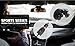 TEKCAM 2in1 Car Charger Mount Suction Cup Bracket Compatible for Waterproof Action Sport Camera