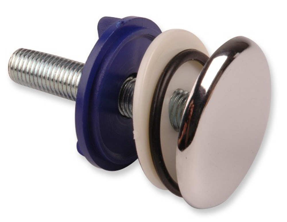 Chromed Brass Kitchen Sink Tap Hole Blanking Metal Plug 50mm Plate Stopper Cover