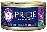 Nature's Variety Pride by Instinct Grain Free Rockstar's Rabbit Recipe Flaked Canned Cat Food, 3 oz. Cans (Case of 24)