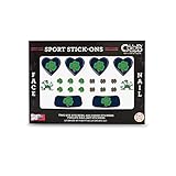 NOTRE DAME FIGHTING IRISH FACE AND NAIL SPORT STICK ONS-UNIVERSITY OF NOTRE DAME TATTOOS