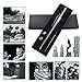 Practical Pen Self Defence Tool for Survival - Tactical Flashlight + Glass Breaker + Bottle Opener + Ballpoint Pen + Multi Tool - 2 Ink Cartridges + 3 Batteries - Gift Boxed