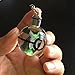S-SO K9 Crystal 3D Pikachu Pokemon Go Elf ball Night LED light keychain ring