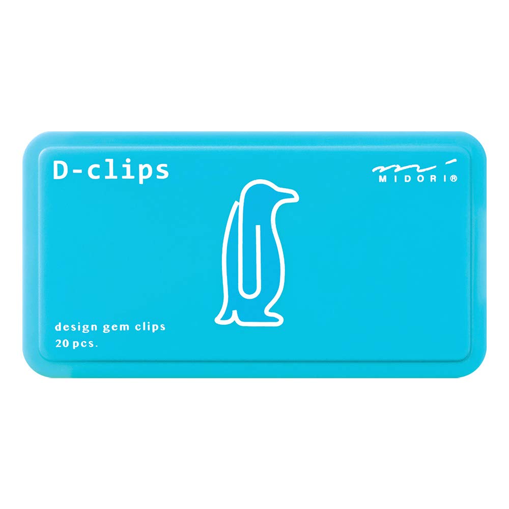 Midori 43392-006 Paperclip Penguin 20 Paper Clips