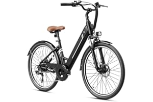 Jasion YC1/ST Electric Bike for Adults, 1200W Peak Motor, 28 MPH Top Speed, Fast Adult Electric Bike Up to 50 Miles, 360WH Re