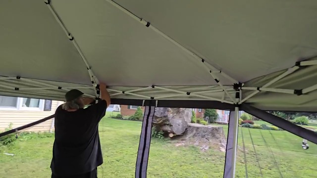 COBIZI 16x16 Pop-Up Gazebo Review: Hexagonal Canopy with Mosquito Netting image 22