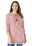 Women's Plus Size Knit Peasant Tunic