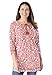 Women's Plus Size Knit Peasant Tunic