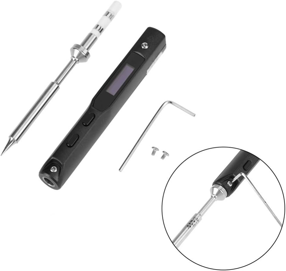 TS100 Electric Soldering Iron DC 12V-24V 65W Portable Digital Welding Kit - Image 4