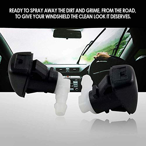 Cheriezing 2Pcs Windshield Washer Nozzles Wiper Spray Kit for 2013-2016 Dodge Dart Replace # 68081370AB - Thumbnail 5