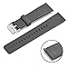 Gear S3 Classic Band, Gear S3 Frontier Band, Rerii 22mm Width, Quick Release, Silicone Strap, Band, for Samsung Gear S3, Samsung Gear 2, LG G Watch, Moto 360 2 46mm, Pebble Time and Pebble Time Steel