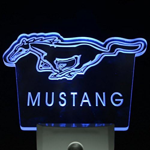 ws0071 Ford Mustang Day/ Night Sensor Led Night Light Sign
