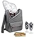Wine Bottle Carrier 2 Bottle Capacity with Wine Glasses and Cheese Board Set Wine Bag for Wine Lover Gifts and Picnic | Insulated Wine Tote Bag with Handle and Shoulder Strap