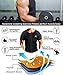 NINGMI Sauna Suit for Men Hot Sweat Suit Sauna Shirt Sweat Body Shaper Workout Neoprene Suit Zipper Short Sleeve