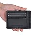 RFID Wallet Front Pocket Wallet Slim Wallet for Men Animal-Free PU Leather in Black Gift Box Package
