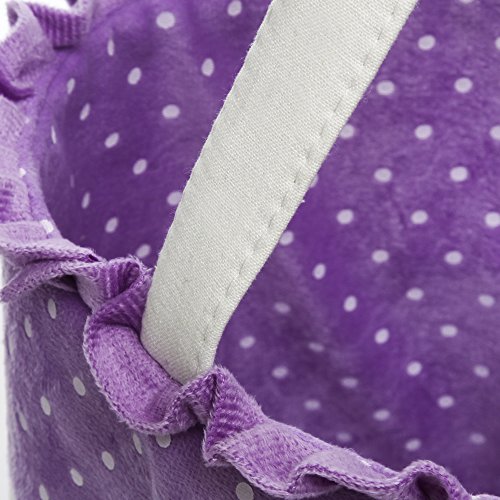 Easter Bucket Dot Easter Basket for Children Egg Hunt (Purple) - Thumbnail 3