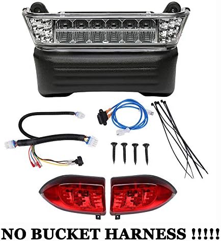 kemimoto Compatible with Club Car Precedent Light Kit, Golf Cart Headlight Taillight Assembly for 2008+ Model – Not Street Legal and No Bucket Harness