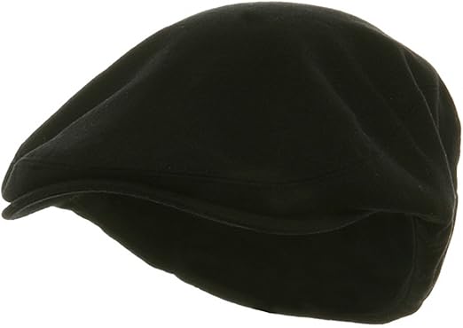 black wool ivy cap