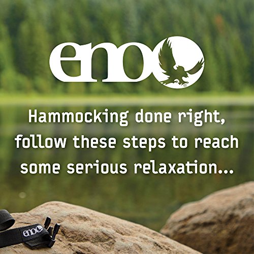 Eagles Nest Outfitters ENO SingleNest Hammock, Portable Hammock for One, Sapphire/Yellow - Thumbnail 2