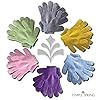 Temple-Spring-Bamboo-Exfoliating-Wash-Gloves-Eco-Exfoliator-Mitt-Natural-BathShower-Scrub-Body-Exfoliation-Hand-Mitten-Beauty-ScrubsLoofah-Ingrown-HairDead-Skin-Remover-Grey Exfoliating Gloves - Bamboo Shower Gloves - Bath and Body Exfoliator Mitts - Scrubs away Ingrown Hair and Dead Skin…