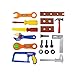 Toro Supply Co Kids 19 Piece Toy Tools Set Complete with Socket Wrench, Hammer, Plastic Saw, Plillips Screwdriver, Plastic File, Nuts and Bolts and More