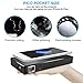 OCYCLONE Portable Mobile Mini Movie Projector, Smart Wireless Home Theater Small Pico Pocket Video Projector 1080P HD Support Wifi /Bluetooth /HDMI /USB /TF Card /VGA Laptop iPhone Andriod Smartphone