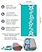 YOTRIM Microfiber Towels for Travel Best for Gym, Beach & Spa, Sports, Camping and Hiking | Compact & Soft, Quick Dry & Lightweight | 57