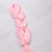 5 Pieces Jumbo Braid Hair Ombre Jumbo Braiding Hair Extension Kanekalon High Temperature Jumbo Braids for Twist Crochet Braiding Hair(5PCS, Pink)