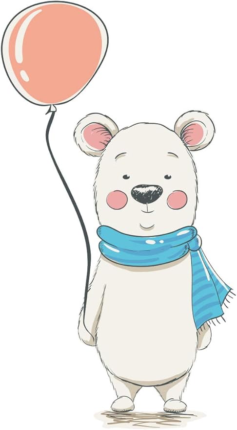Pegatina De Pared Cuarto De Bebe Pegatina Pared Animales Lindo Oso